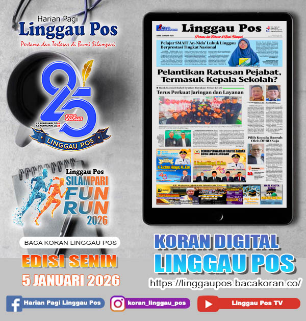 Linggau Pos, SENIN, 5 Januari 2026