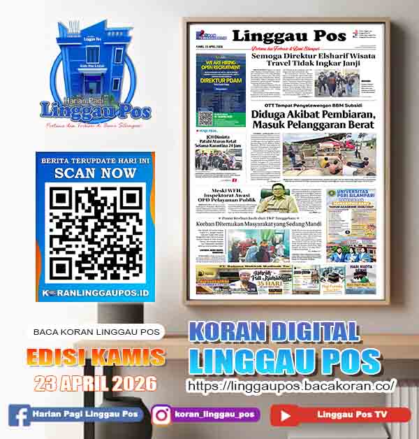 Linggau Pos, Kamis, 23 April 2026