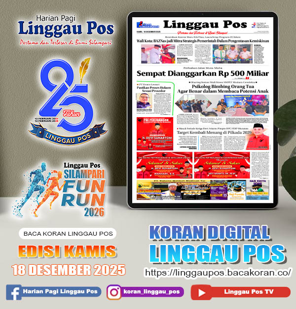 Linggau Pos, KAMIS, 18 DESEMBER 2025