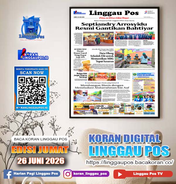 Linggau Pos, JUMAT, 26 JUNI 2026