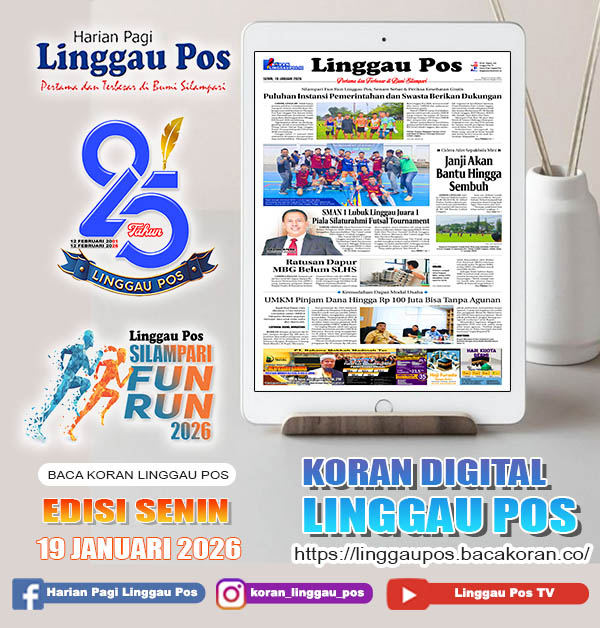 Linggau Pos, Senin, 19 Januari 2026