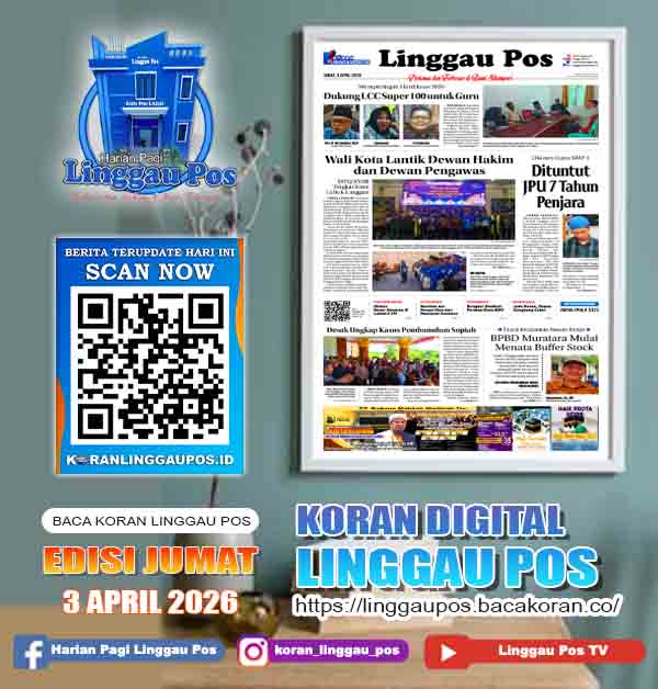 Linggau Pos, Jumat, 3 April 2026