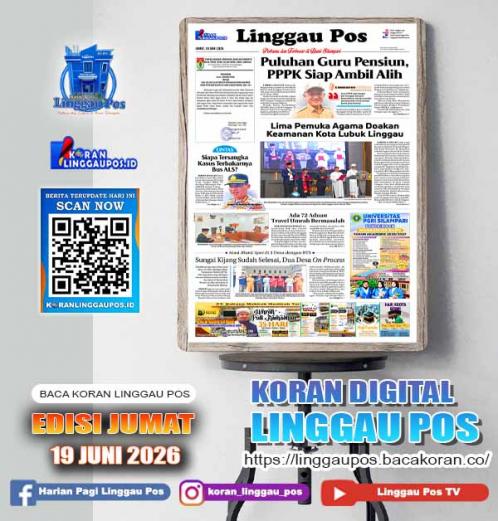 Linggau Pos, JUMAT, 19 Juni 2026