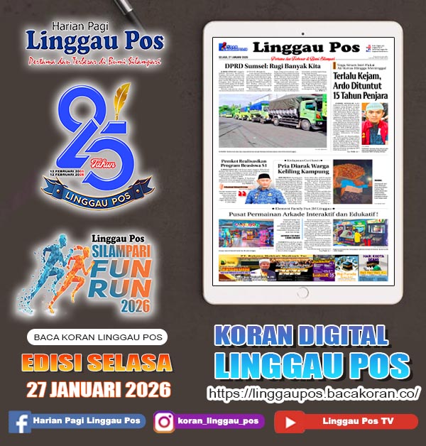 Linggau Pos, Selasa, 27 Januari 2026