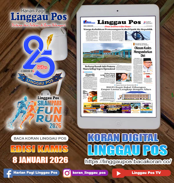 Linggau Pos, Kamis, 8 Januari 2026