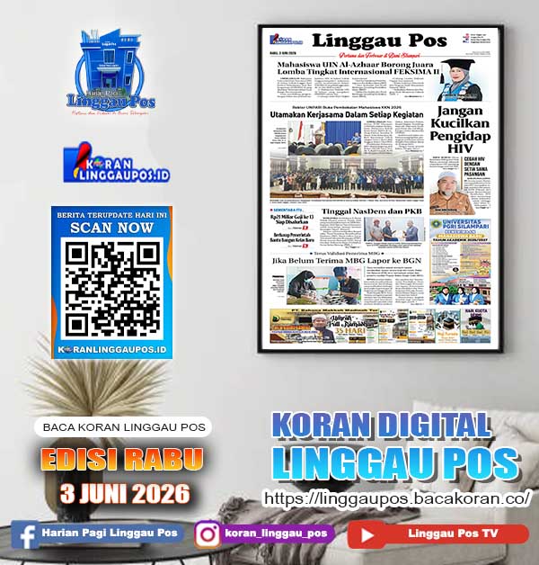 Linggau Pos, Rabu, 3 Juni 2026