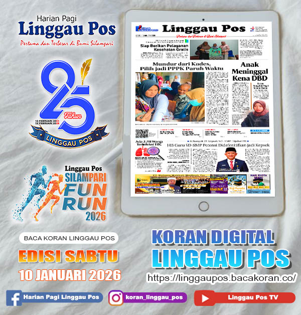 Linggau Pos, Sabtu, 10 Januari 2026