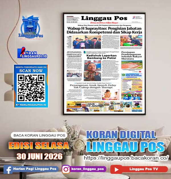 Linggau Pos, Selasa, 30 Juni 2026