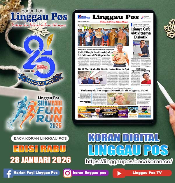 Linggau Pos, Rabu, 28 Januari 2026