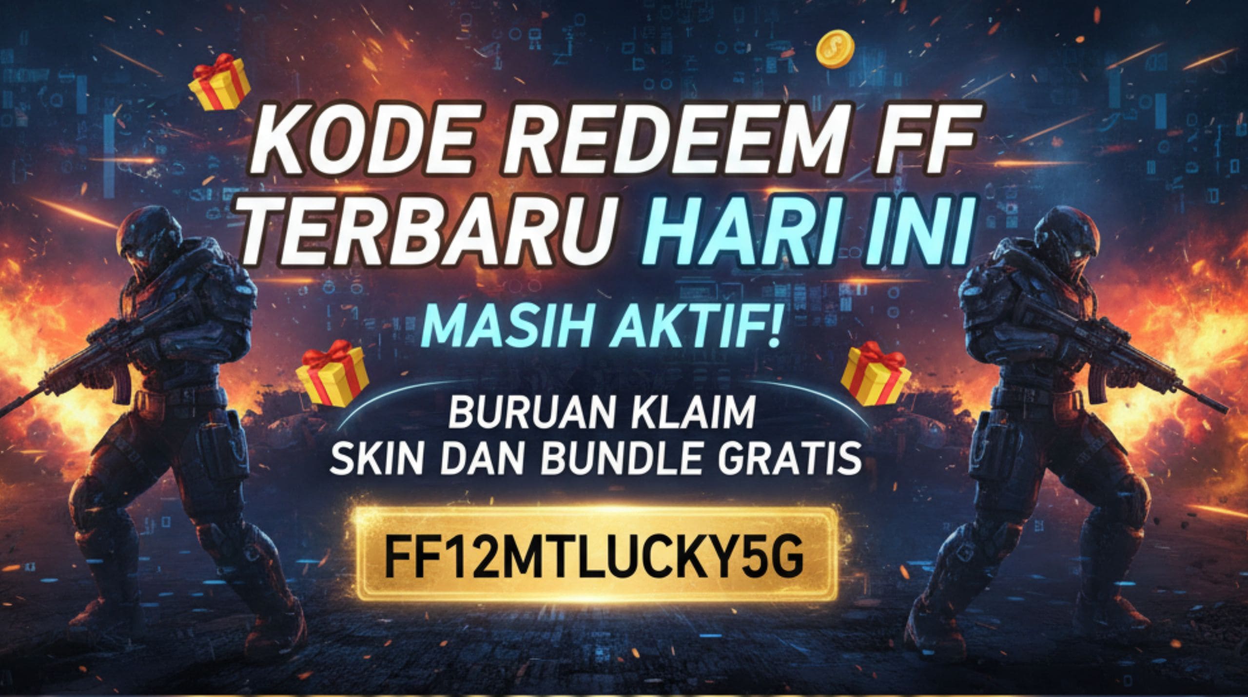 Kode Redeem FF Terbaru Hari Ini Masih Aktif, Buruan Klaim Skin dan ...