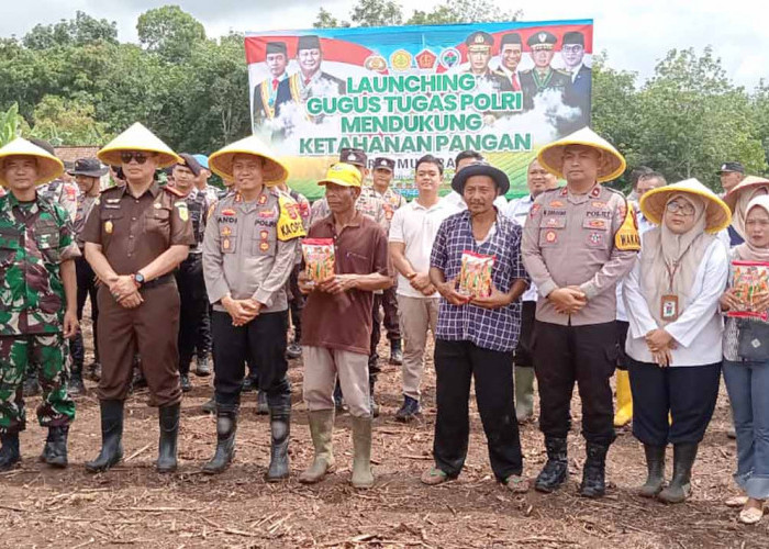 Dukung Program Ketahanan Pangan di Kabupaten Mura, Desa Air Satan jadi Lokasi Tanam Jagung Perdana 