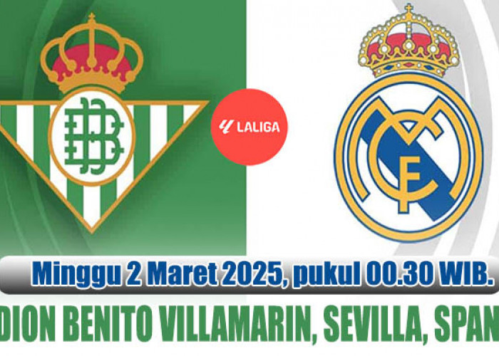 Panggung Antony vs Mbappe, Prediksi Real Betis vs Real Madrid, LaLiga 2025, Pekan 26, Live TV Apa?