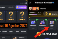 Sudah Keluar Combo Harian Hamster Kombat Hari Ini 16 Agustus 2024, Garap Hingga 5 Juta Koin Gratis