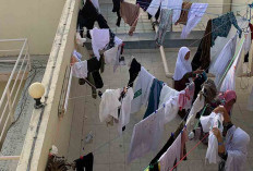 Jemaah Dilarang Jemur Pakaian di Rooftop Hotel  