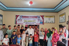 Sambut Ramadhan Pemdes Lesung Batu Muratara Salurkan Santunan untuk Anak Yatim  