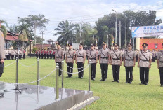 9 Perwira Sertijab Kapolsek dan Kabag Ops Diganti, Berikut Pesan Kapolres Musi Rawas 