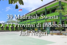 Ada 39 Madrasah Swasta di 12 Provinsi di Indonesia Jadi Negeri, Berikut Rinciannya