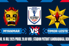 Duel Tim Kuda Hitam, Prediksi Myanmar U23 vs Timor Leste U23, AFF U23 2025, Matchday 1, Grup C, Live di Mana?
