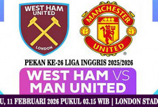 Prediksi West Ham United vs Manchester United, Liga Inggris 2025/2026, Pekan ke-26, Live di Mana?