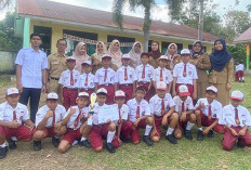 Perdana, Siswa SDN 74 Lubuk Linggau Juara Gerak Jalan Tingkat Kota, Begini Ungkapan Lesmidahniar