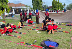 Antusias dan Semangat Siswa SMPN 2 Lubuk Linggau Ikut Serta Lomba Pramuka
