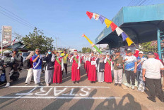 Semangat Nasionalisme Siswa SDIT Annajiyah Lubuk Linggau di Lomba Gerak Jalan Tingkat Pelajar SD 