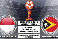 Segel Tiket Lolos?, Prediksi Indonesia U19 vs Timor Leste U19, Piala AFF U19 2026, Grup A, Matchday 2
