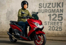 Motor Penjelajah, Intip Harga dan Pajak Motor Suzuki Burgman 125 Street Terbaru 2025