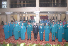 Bupati Ratna Machmud Lantik Pengurus TP PKK, Forum Perempuan Musi Rawas MANTAB, GOW, dan Tim Pembina Posyandu