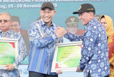 Hadiri Pembukaan PEDA KTNA XVI Provinsi Sumsel Wali Kota Lubuk Linggau Terima Penghargaan Tanda Kehormatan
