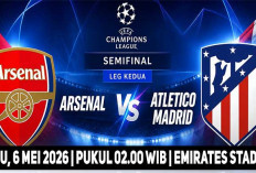 Duel Hidup Mati, Prediksi Arsenal vs Atletico Madrid, Liga Champions 2025/2026, Semifinal, Leg 2