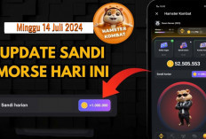 Sandi Morse Hamster Kombat Hari Ini 14 Juli 2024, Garap Jutaan Koin Gratis Langsung Masuk Wallet Cryptomu