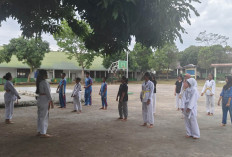 SMPN 9 Lubuk Linggau Giatkan Ekskul Karate, Anak Dididik Berkarakter Tanggung Jawab