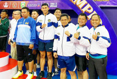 Tim Tenis Meja Beregu Putra Kemenimipas Raih Medali di PORNAS XVII KORPRI 2025