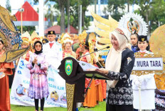Pelajar SMA dan SMK se-Sumsel Tampilkan Berbagai Kreasi di Karnaval Seni Budaya