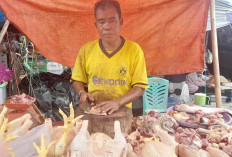 Jelang Nataru, Update Harga Lauk di Pasar Inpres Lubuk Linggau