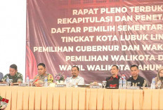 KPU Lubuk Linggau Selesai Laksanakan Rapat Pleno Rekapitulasi dan Penetapan DPS Tingkat Kota Lubuk Linggau