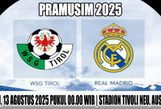 Ujian Berat Los Blancos, Prediksi WSG Tirol vs Real Madrid, Pramusim 2025, Tayang di Mana?