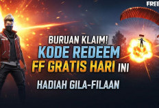Buruan Klaim! Kode Redeem FF Gratis Hari Ini Hadiah Gila-Gilaan