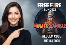 Kode Redeem FF Bundle Minato Namikaze Agustus 2025, Cuma di Mystery Shop