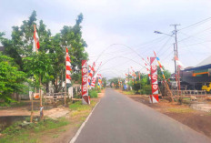 Jelang HUT Kemerdekaan RI ke-80, B Srikaton Tugumulyo Dihias Makin Cantik