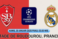 Siapa yang Bakal Duluan Lolos Otomatis, Brest vs Real Madrid, Liga Champions 2025, Matchday 8, Tayang Kapan?