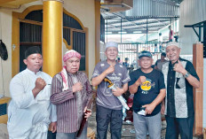 Masjid Baitul Amin Ulak Surung Lubuk Linggau Sembelih 3 Sapi dan 15 Kambing Kurban