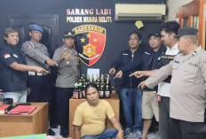  Puluhan Minuman Keras Disita, Pemilik Warung Diamankan Anggota Polres Mura