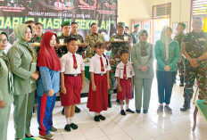 Dapur Masuk Sekolah, Kodam II Sriwijaya Beri Makanan Tambahan Bagi Murid SDN 7 Lubuklinggau 