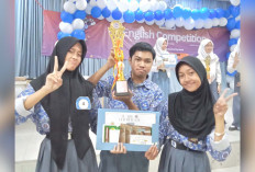 Pelajar SMKN 3 Lubuk Linggau Juara 1 Rangking One English Competitios 2025