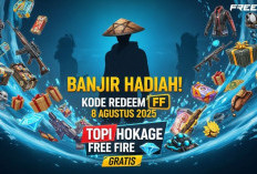 Banjir Hadiah! Kode Redeem FF 8 Agustus 2025, Topi Hokage Free Fire Gratis