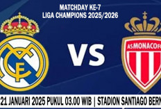 Jadwal Real Madrid vs AS Monaco, Liga Champions 2025/2026, Matchday ke-7, Cek Jam Tayang SCTV