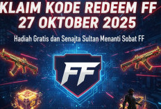 Klaim Kode Redeem FF 27 Oktober 2025: Hadiah Gratis dan Senjata Sultan Menanti Sobat FF