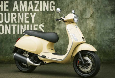 Sporty Ultra Modern, Bisa Segini Harga dan Pajak Motor Vespa Sprint I-Get ABS 2025 